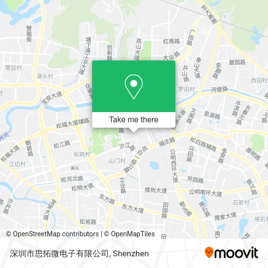 深圳市思拓微电子有限公司 map