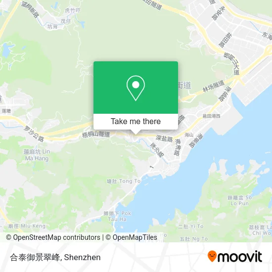 合泰御景翠峰 map
