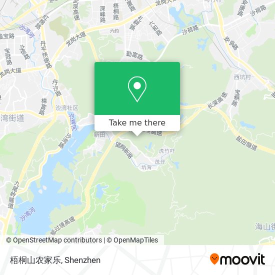 梧桐山农家乐 map