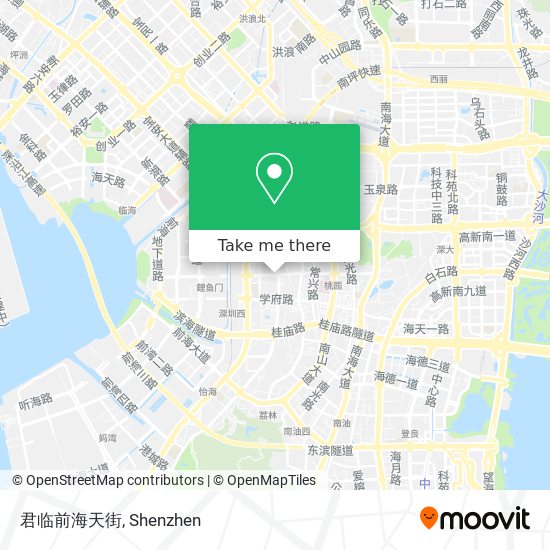 君临前海天街 map
