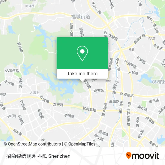 招商锦绣观园-4栋 map