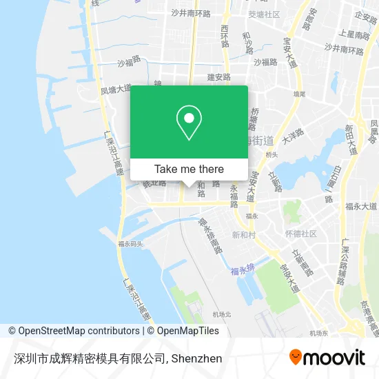 深圳市成辉精密模具有限公司 map