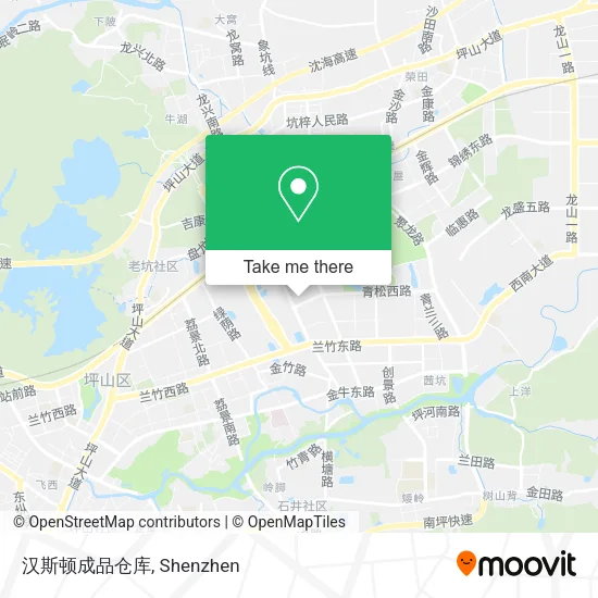 汉斯顿成品仓库 map