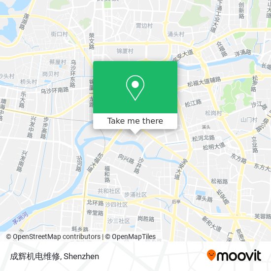 成辉机电维修 map