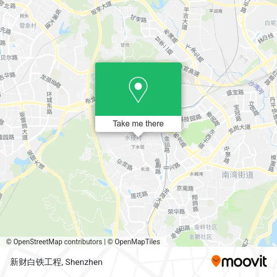 新财白铁工程 map