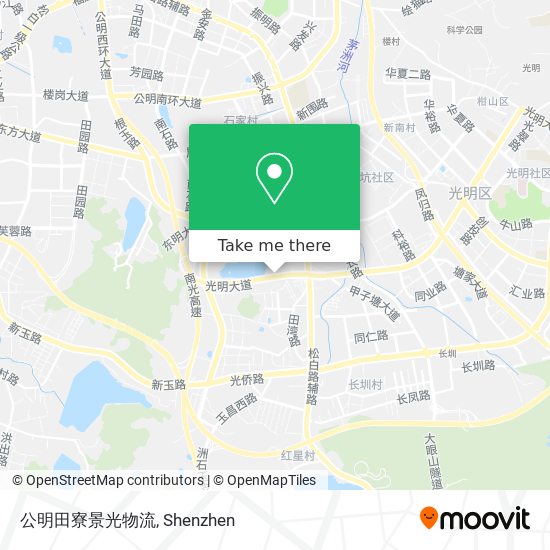 公明田寮景光物流 map