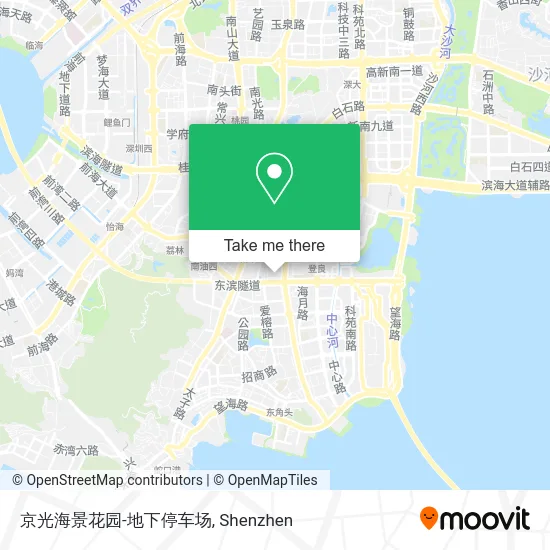京光海景花园-地下停车场 map