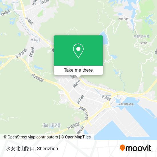 永安北山路口 map