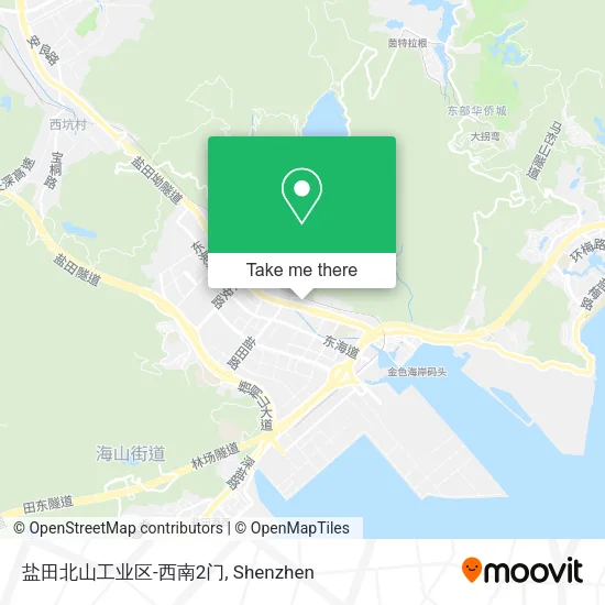 盐田北山工业区-西南2门 map