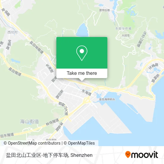 盐田北山工业区-地下停车场 map