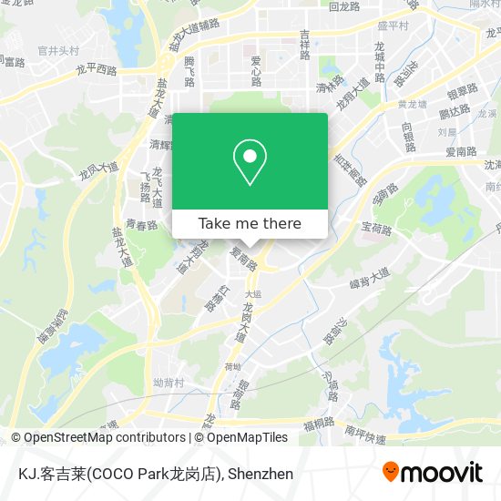 KJ.客吉莱(COCO Park龙岗店) map