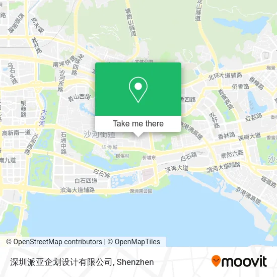 深圳派亚企划设计有限公司 map