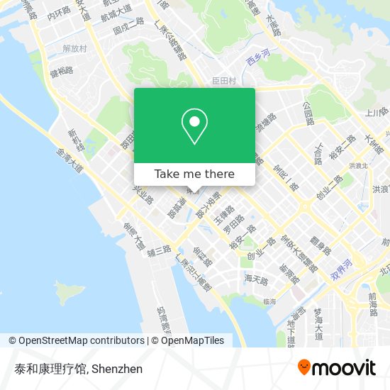 泰和康理疗馆 map