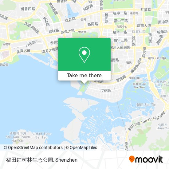 福田红树林生态公园 map