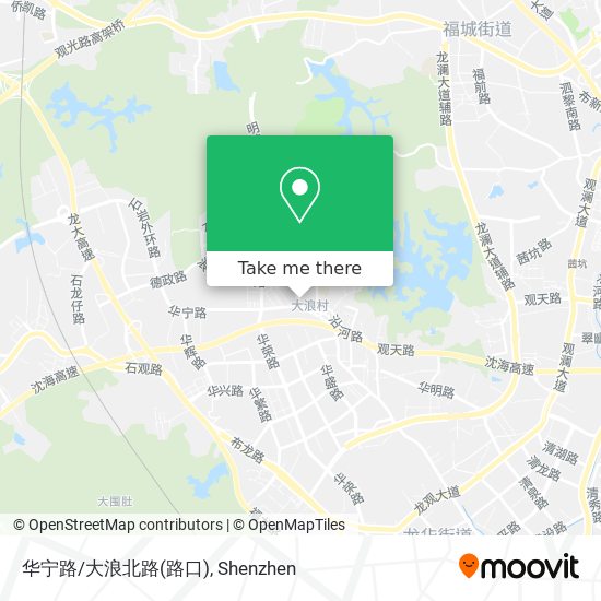 华宁路/大浪北路(路口) map