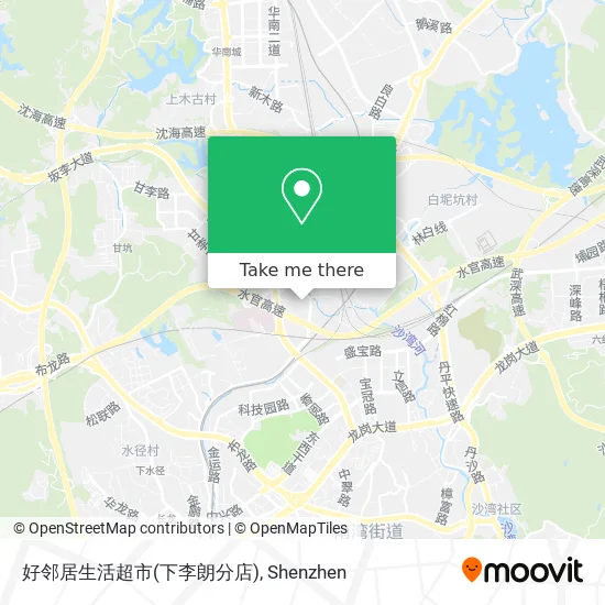 好邻居生活超市(下李朗分店) map