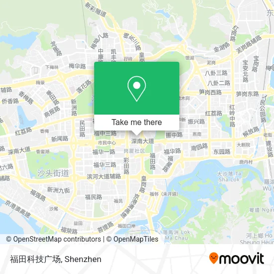 福田科技广场 map