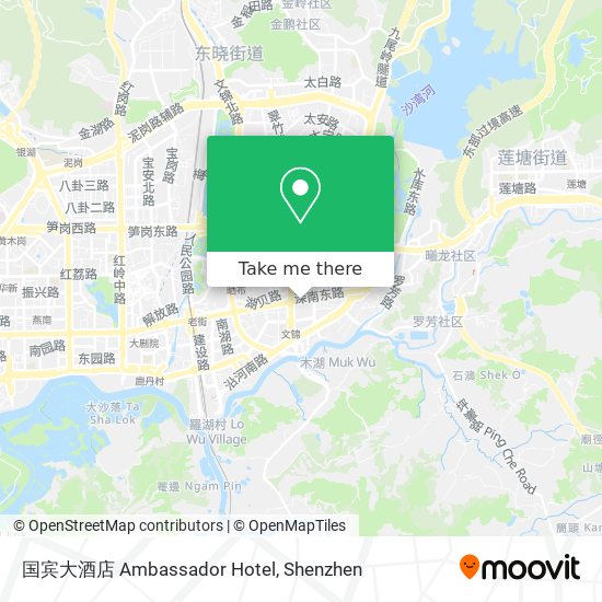 国宾大酒店 Ambassador Hotel map