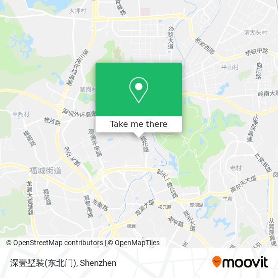 深壹墅装(东北门) map