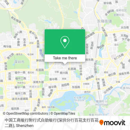 中国工商银行附行式自助银行(深圳分行百花支行百花二路) map