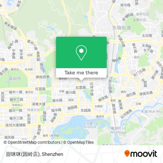 甜咪咪(园岭店) map
