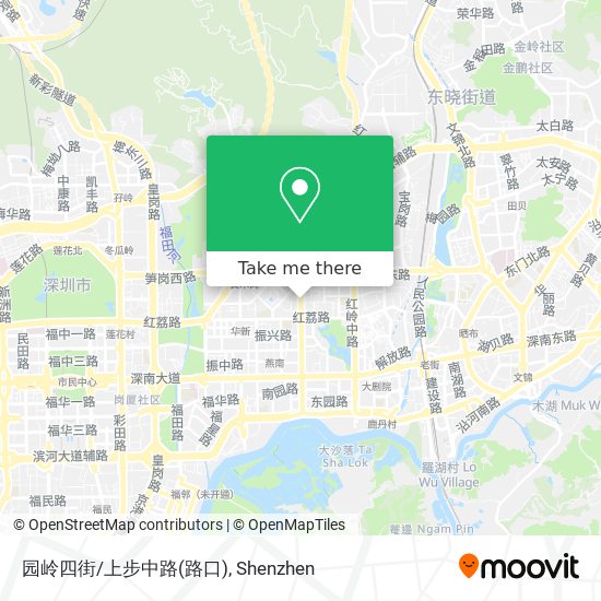 园岭四街/上步中路(路口) map