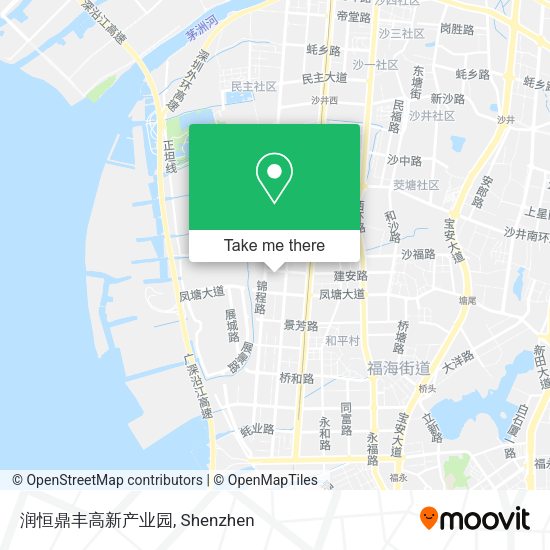 润恒鼎丰高新产业园 map