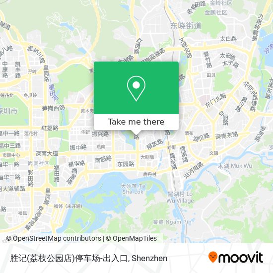 胜记(荔枝公园店)停车场-出入口 map