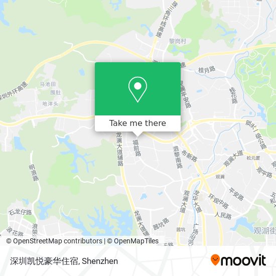深圳凯悦豪华住宿 map