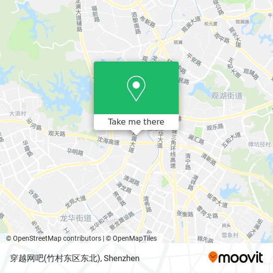 穿越网吧(竹村东区东北) map