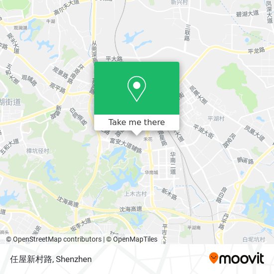 任屋新村路 map
