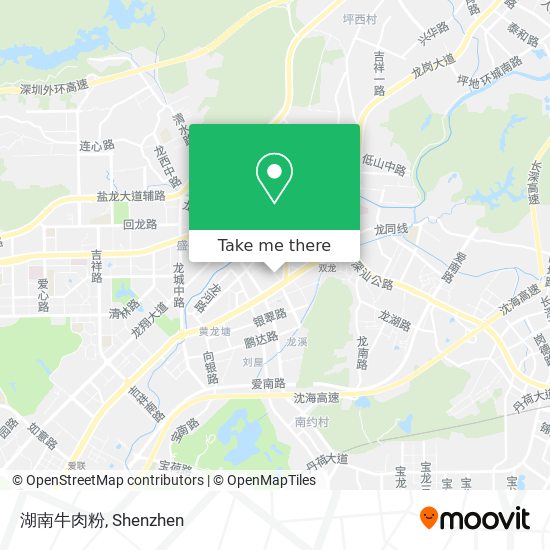 湖南牛肉粉 map