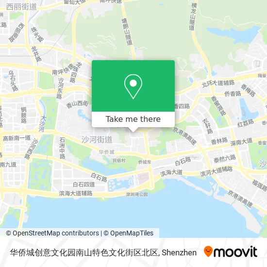 华侨城创意文化园南山特色文化街区北区 map