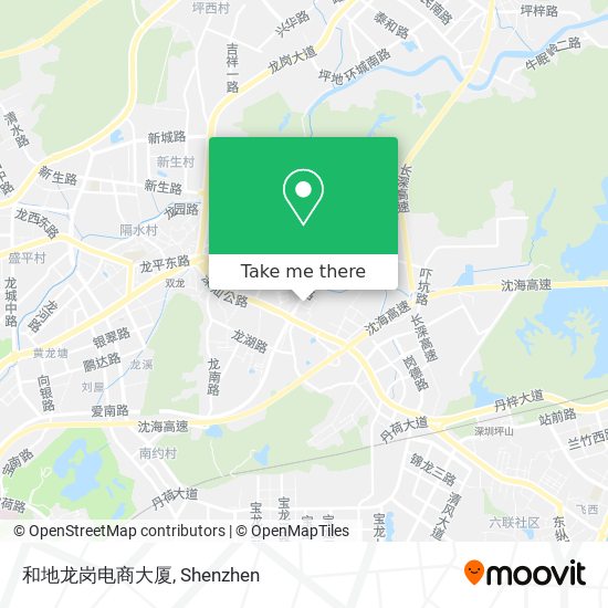 和地龙岗电商大厦 map