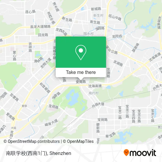 南联学校(西南1门) map