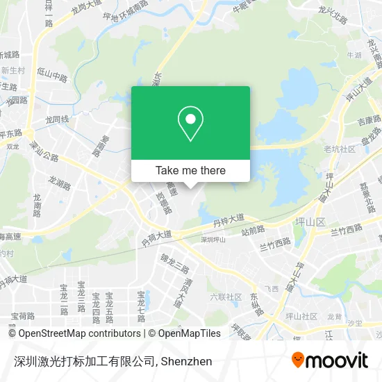 深圳激光打标加工有限公司 map