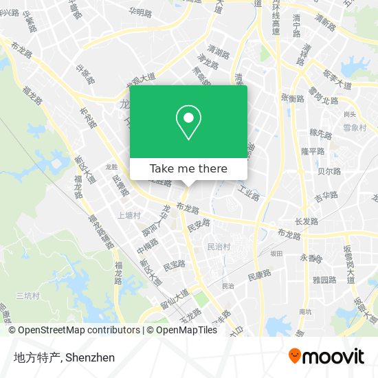 地方特产 map