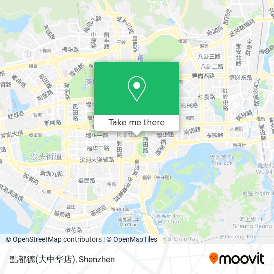 點都德(大中华店) map