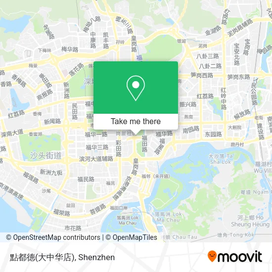 點都德(大中华店) map
