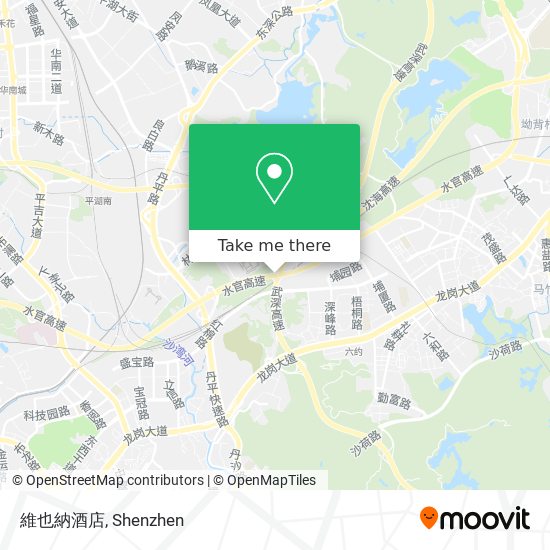 維也納酒店 map