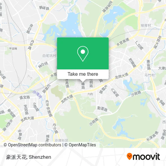 豪派天花 map