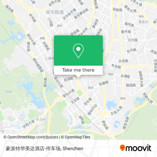 豪派特华美达酒店-停车场 map