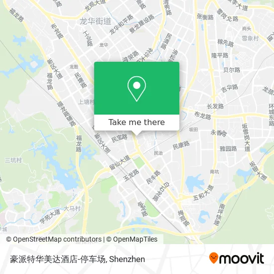 豪派特华美达酒店-停车场 map