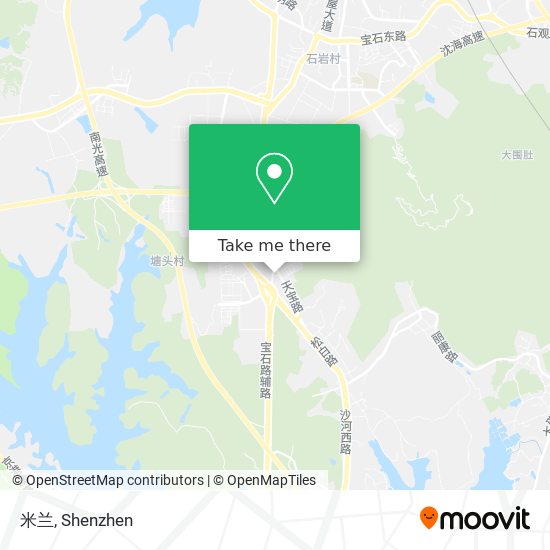 米兰 map