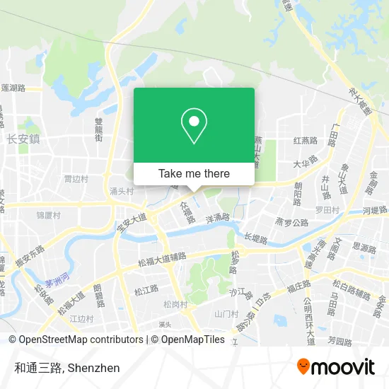 和通三路 map