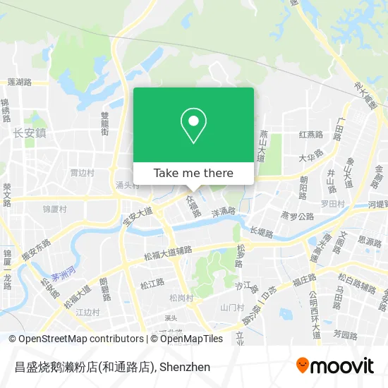 昌盛烧鹅濑粉店(和通路店) map
