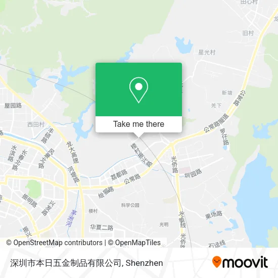 深圳市本日五金制品有限公司 map