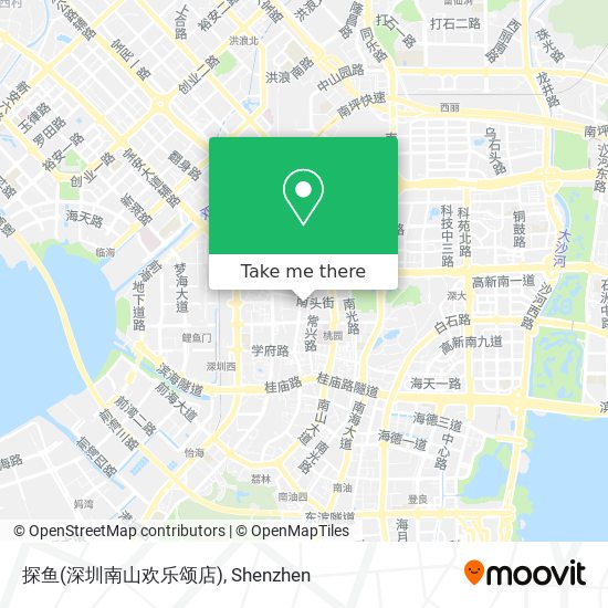 探鱼(深圳南山欢乐颂店) map