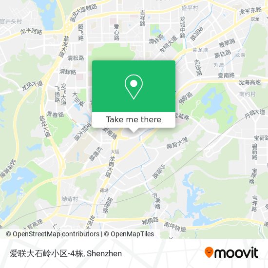 爱联大石岭小区-4栋 map