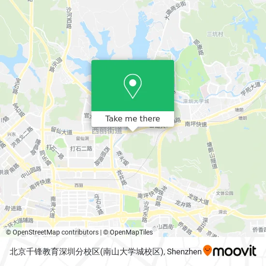 北京千锋教育深圳分校区(南山大学城校区) map